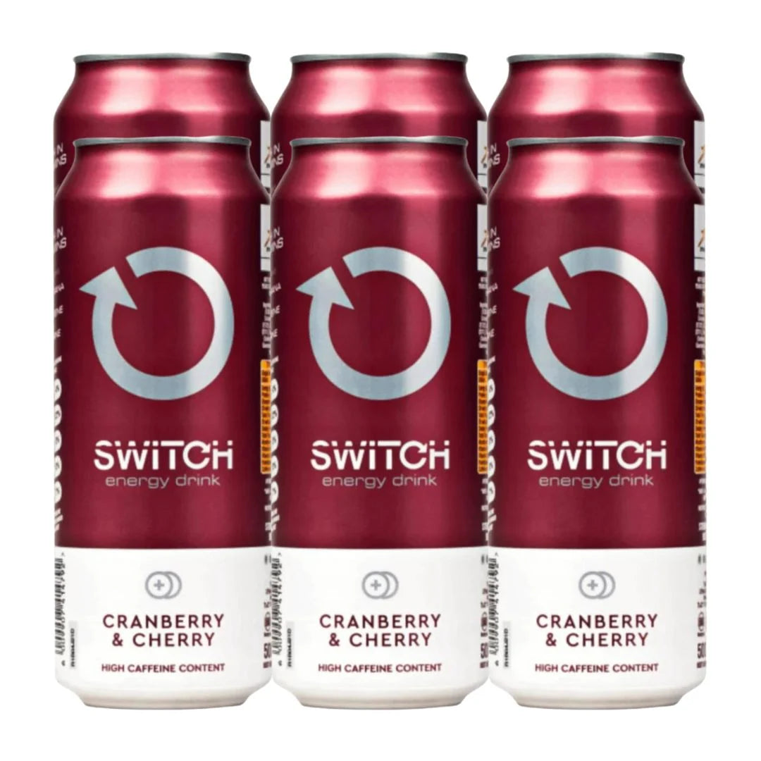 Switch Energy Cranberry & Cherry 500ml x6