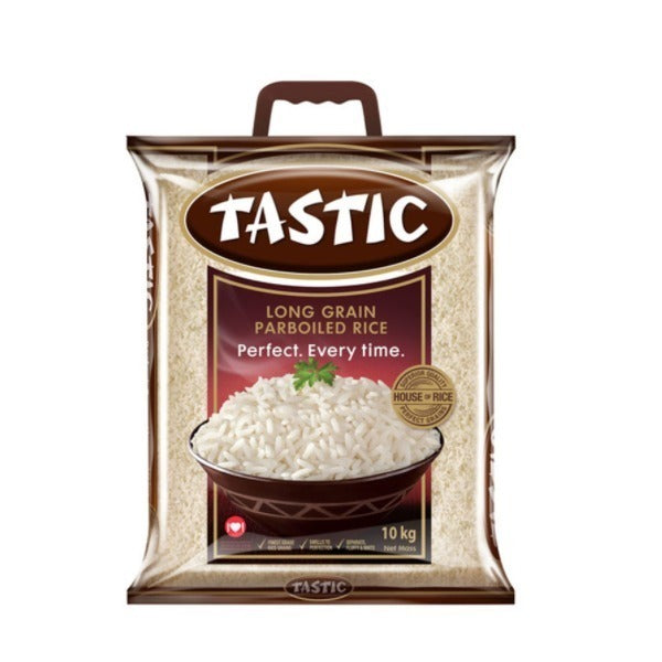 Tastic Long Grain Parboiled White Rice 10KG