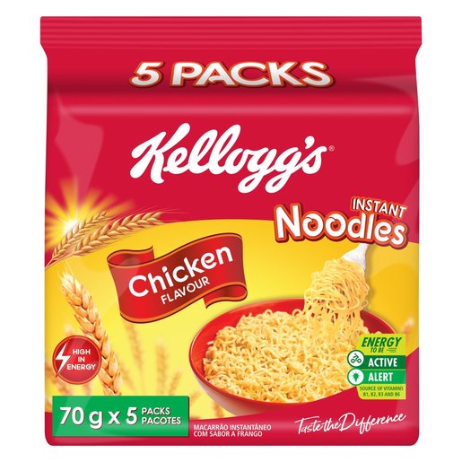 Kellogg's Chicken Flavour Noodles 8 x 5 x 70g Box
