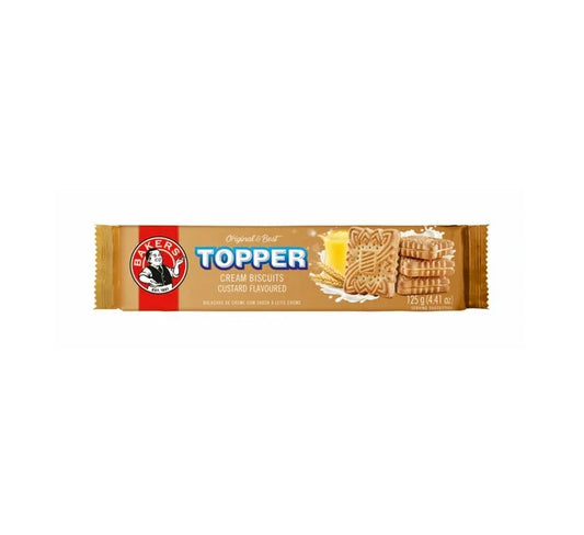 Bakers Toppers Custard Cream Biscuits 12 x 125g