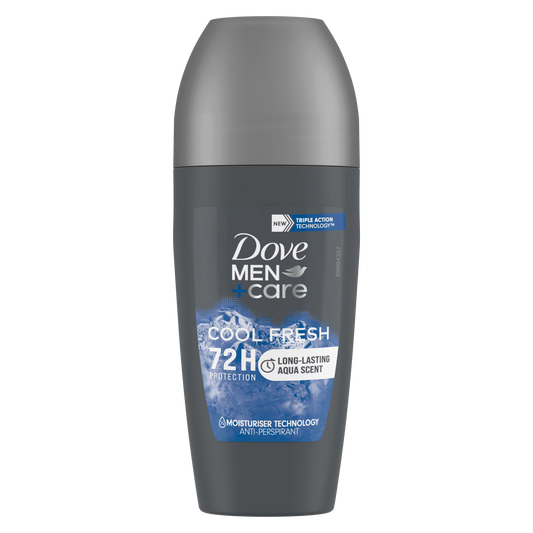 Dove Men + Care Deodorant Cool Fresh Roll On 6 x 50ml