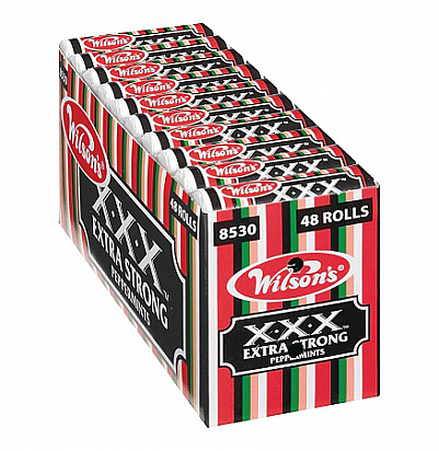 Wilson's XXX Extra Strong Peppermint x48 Rolls