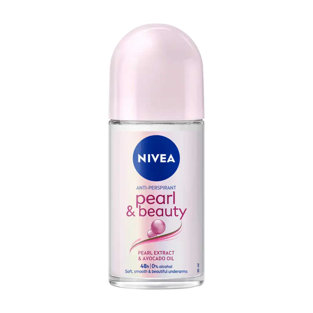 Nivea Women Pearl & Beauty Pearl Extract + Avocado Oil Antiperspirant Roll On 6 x 50ml