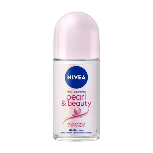 Nivea Women Pearl & Beauty Pearl Extract + Avocado Oil Antiperspirant Roll On 6 x 50ml