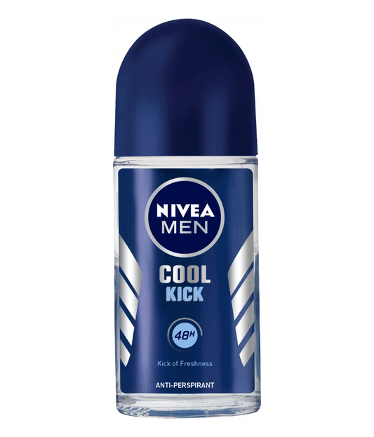 Nivea Men Cool Kick Antiperspirant Roll On 6 x 50ml