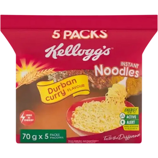 Kellogg's Durban Curry Flavour Noodles 8 x 5 x 70g Box