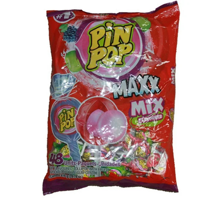 Pin Pop Maxx Mixed Flavours x48 Units