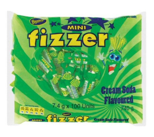 Mini Fizzers 100 Units Cream Soda