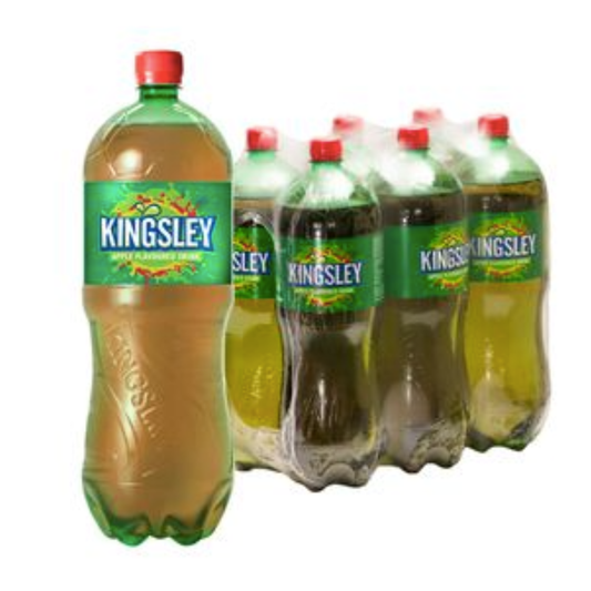 Kingsley Apple Soda 2L x6