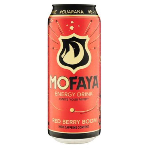 Mofaya Energy Drink Red Berry Boom 500ml x24