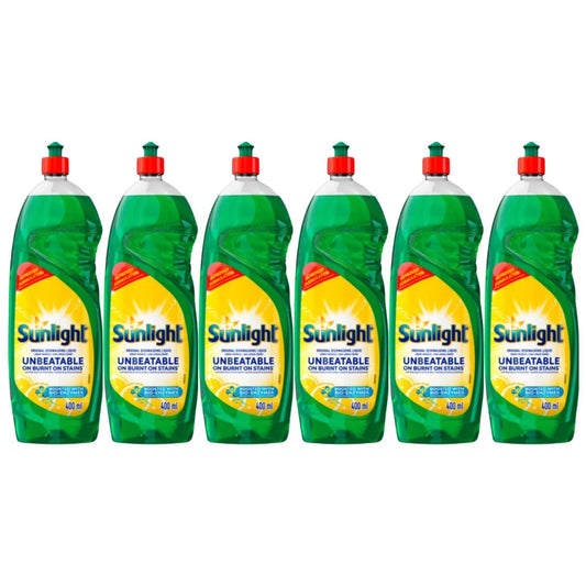 Sunlight Original Dishwashing Liquid 6 x 400ml