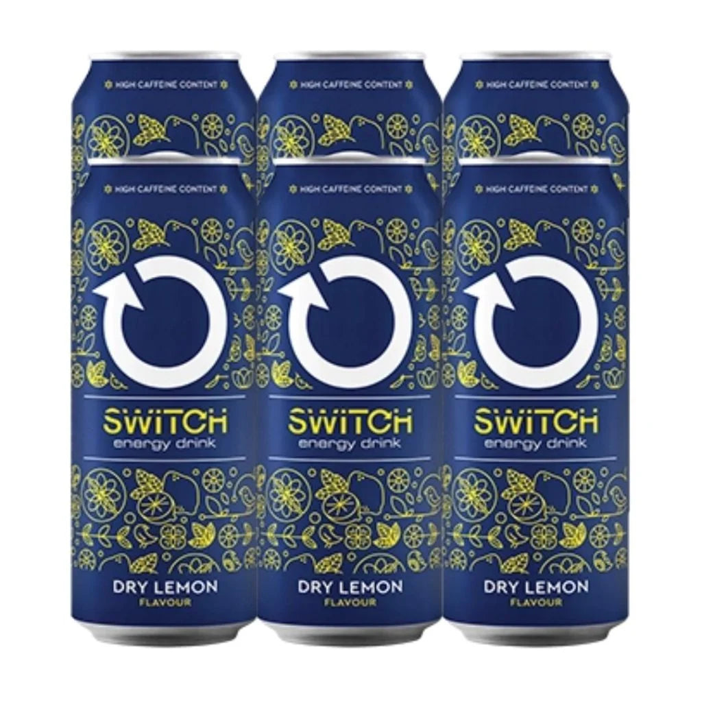Switch Energy Dry Lemon 500ml x6