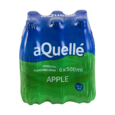 Aquelle Apple Flavoured Water 500ml x6
