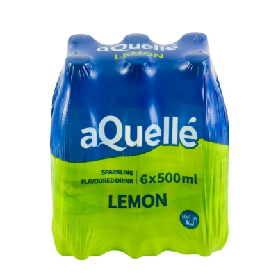 Aquelle Lemon Flavoured Water 500ml x6