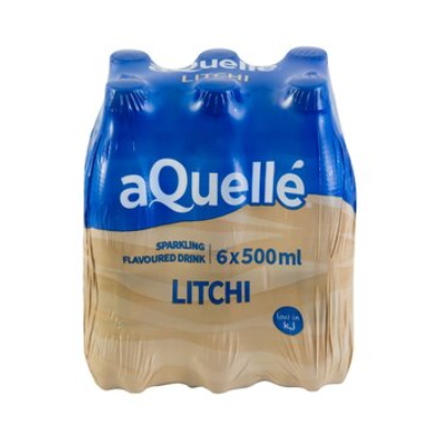 Aquelle Litchi Flavoured Water 500ml x6