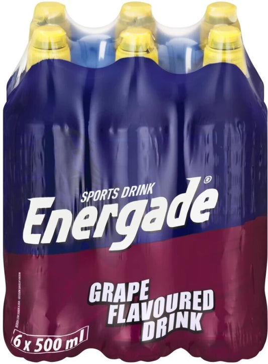 Energade Energy Drink Grape 6 x 500ML