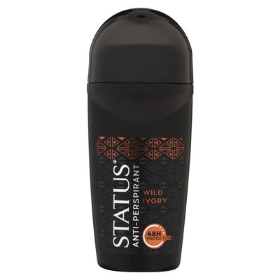 Status Wild Ivory Antiperspirant Deodorant Roll On 6 x 50ml