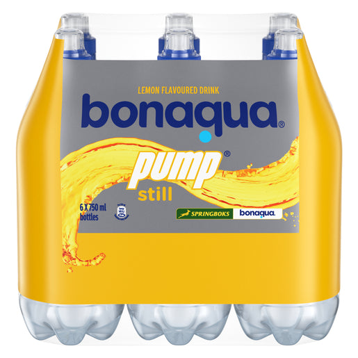 Bonaqua Pump Lemon Flavoured Water 24 x 750ML